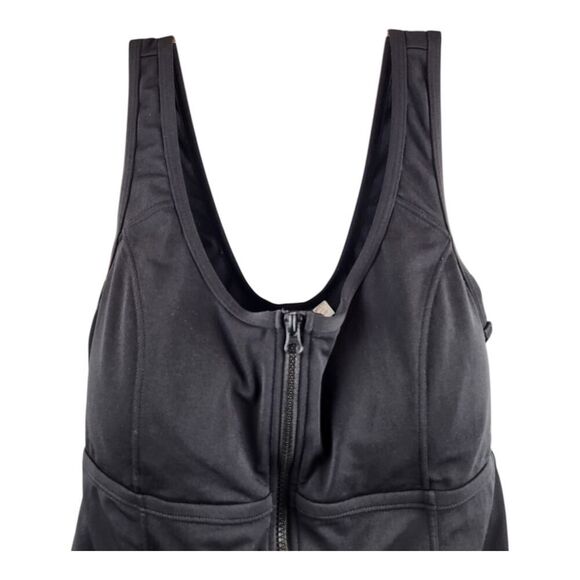 ArteSanDs Black Size 12+ One Piece Swimsuit Front Black Zipper Multi Fit Cup - Picture 7 of 16